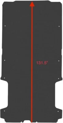 Rezaw-Plast Bed Liner for 2015-2025 Ford Transit Cargo Mat 131.5in Cargo L Heavy Foto 1 de 4