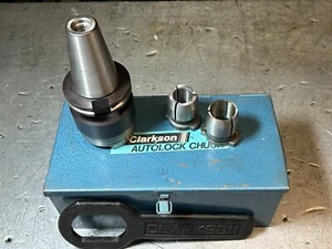 45 ANSI INT Collet Holder Clarkson Chuck, 1" and  1-1/4"  Collets, Autolock - Picture 1 of 18