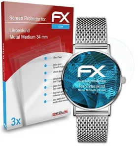 atFoliX 3x Protecteur d'écran pour Liebeskind Metal Medium 34 mm clair - Photo 1 sur 9
