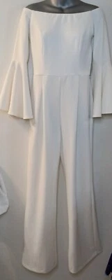 Alexis Ardmor 白色裤子裤子喇叭袖 4 码 — 第 1/4 张图片