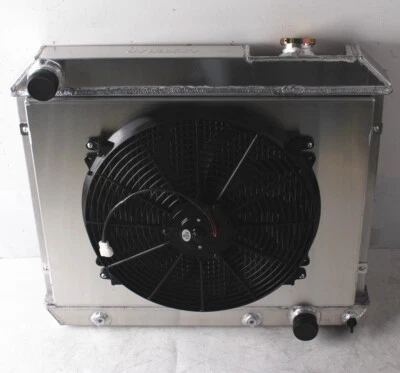 3 Rows Radiator Shroud Fan Fit 1963-1966 Chevy C/K C10 C20 C30 Pickup Truck Foto 1 de 4