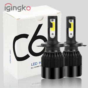 H4 HB2 9003 LED Hi-Lo Beam Headlight 2800W 280000LM Car Light 6000K High Power