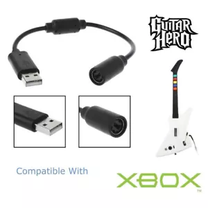 Guitar Hero Breakaway USB Slim Cable Adapter for Microsoft Xbox 360 Dance / Drum - Picture 1 of 2