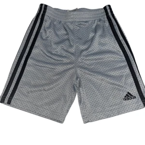 Adidas Grey & Black Athletic Soccer Shorts - Toddler Size 4 - Picture 1 of 4