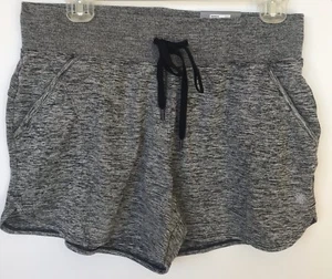 NWT Tek Gear Womens Gray Mid-Rise Athletic Shorts Drawstring Elastic Waist Sz M - Picture 1 of 8