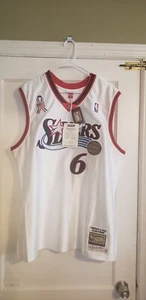 100% Authentic Mitchell & Ness Allen Iverson 76ers 2002 All-Star Jersey Sz 48 XL - Picture 1 of 4