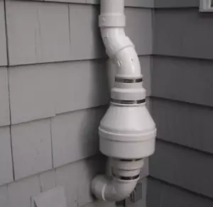 Complete Home Radon Mitigation Fan System Kit Quiet Gas Reduction Radon Monitor - Picture 1 of 12