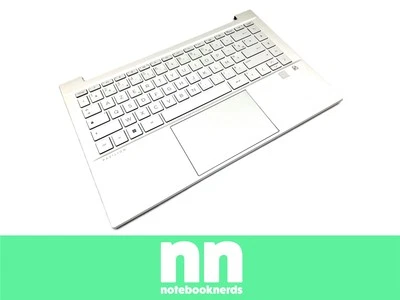 HP Pavilion 14-DY AZERTY Tastatur Topcase Abdeckung Gehäuse Silber 54G7GTATPR0 - Bild 1 von 2
