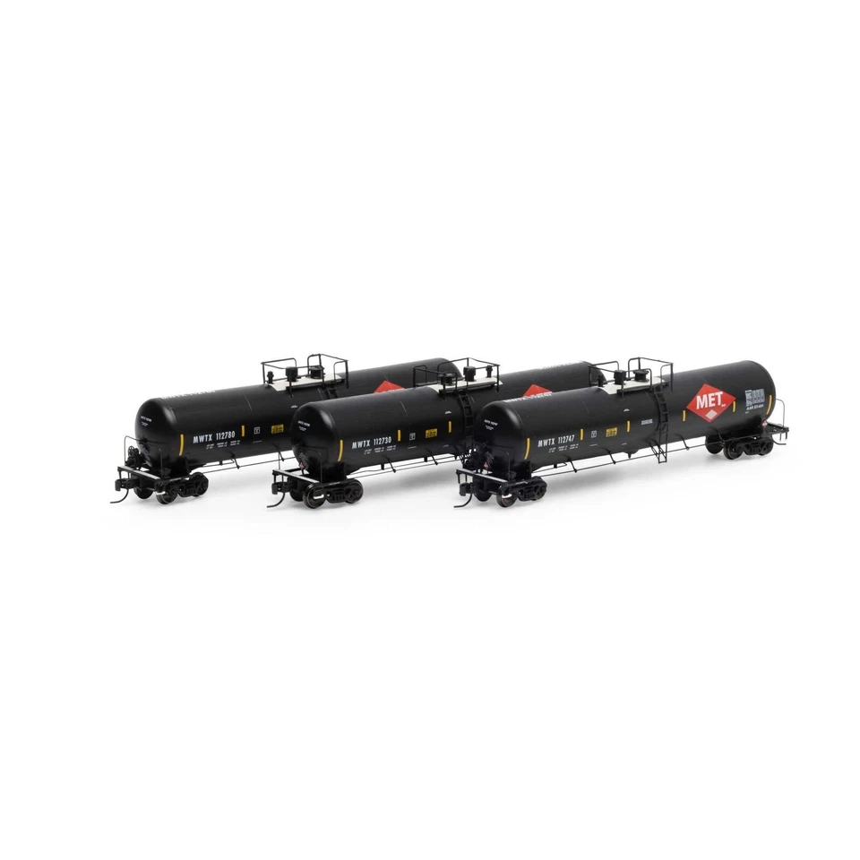 Athearn 30k Gallon Ethanol Tank Car 3 Pack MWTX 112730/112747/112780 18019 - Image 1 of 1