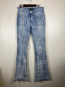 Ralph Lauren Black Label Flared Bootcut Faded Jeans Size 27 - Picture 1 of 15