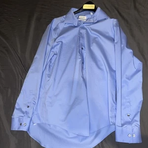 Calvin Klein Men’s Infinite Wrinkle Free Slim Fit Stretch Collar Shirt LARGE - Picture 1 of 3