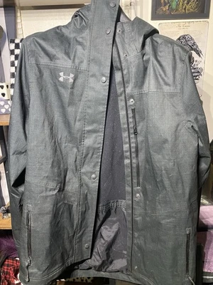 Мужская куртка с капюшоном Under Armour Armourstorm темно-серая средний размер - Изображение 1 из 4