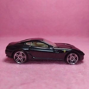 Hot Wheels Ferrari 599 GTB Diecast Opened Black 1/64 Rare - Picture 1 of 6