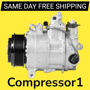 Compresor de aire acondicionado para Mercedes E350 2011 2012 2013 3,0 L turbo diésel polea de 7 ranuras - Imagen 1 de 3