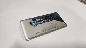 Custom Grand National ENGRAVED Plaque Emblem Badge For Interior or Under Hood - Picture 1 of 2