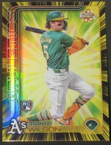 Jacob Wilson 2025 Topps Chrome Radiating Rookies #RR-6 Athletics Insert A's - Picture 1 of 2
