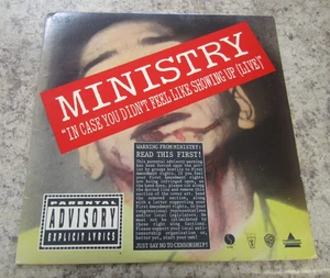 Ministry: In Case You Didn't Feel Like Showing Up Live 1990 12" NTSC laserdisc - Picture 1 of 16