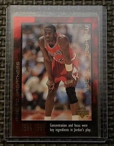 Authentic Michael Jordan 99 Upper Deck “Rise To Greatness” Rookie Year #13 SP 🔥 - Picture 1 of 2