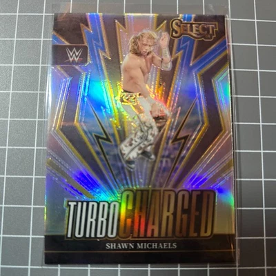 2024 Panini Select WWE #22 Shawn Michaels Turbo Charged Silver Prizm - Image 1 of 2