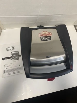 Johnsonville Sizzling Sausage Grill Model BTG-0498 Indoor Electric Grill NEW - Image 1 of 4