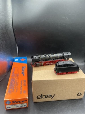Roco HO Scale 04119B BR01 German Steam Locomotive DCC CONVERTED  - Image 1 of 4