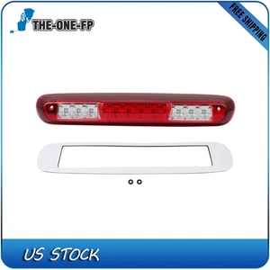 Tercera luz de freno lente transparente roja para Chevrolet Silverado 1500 GMC Sierra 1500 - Imagen 1 de 13