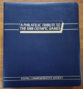 A Philatelic Tribute To The 1988 Olympic Games MNH Stamp Collection On 90 Panels - Picture 1 of 24