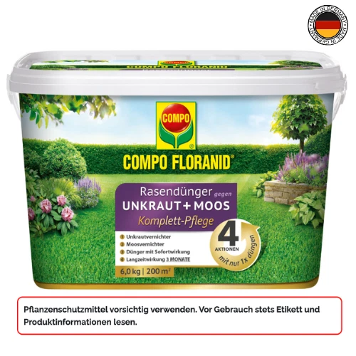 COMPO Rasendünger Unkraut Moos Komplett-Pflege