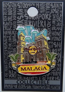 Hard Rock Cafe Malaga Jahr 2019 City Icon Pin - Bild 1 von 2