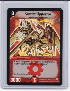 Scarlet Skyterror S8/S10 Duel Masters TCG Foil - Picture 1 of 2