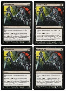 Krovikan Rot x4 4x 2006 Coldsnap PLAYSET Black Uncommon Instant MTG NM AZ1 - Picture 1 of 2