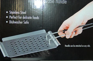 Kuuma Premium Fish and Veggie Grill Tray Removable Handle 58380 - Picture 1 of 1