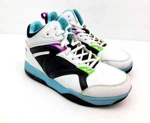 And1 Youth Boys Size 3Y White Blue Athletic Basketball Sneaker Shoes - Picture 1 of 11