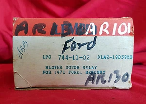 Temperature Control Relay 1971 Ford Galaxie & LTD 744-11-02, D1AZ-19D592-B - Picture 1 of 6