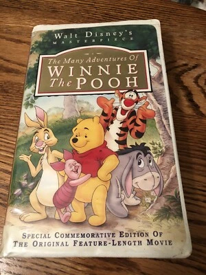 Disney’s Masterpiece The Many Adventures of Winnie the Pooh VHS 1996 - Image 1 of 4