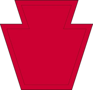 U.S. ARMY 28th Infantry Division Insignia Patch vinyl decal for car, truck, - Picture 1 of 1