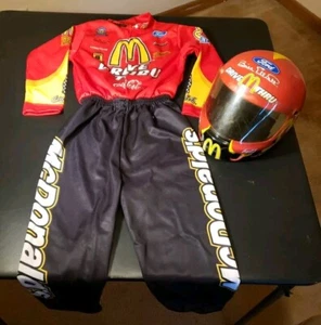 Rare 1999 Nascar Bill Elliott Kids Medium Costume Coca-Cola McDonald's - Picture 1 of 13