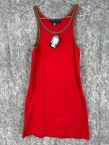 Ralph Lauren lässiges Herren solides Muster weiche Baumwolle Sport Fitness Tank Top rot Medium - Bild 1 von 15