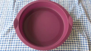 Tupperware Tupperchef Silicone Round Form -Round Pie- Quiche- Cake vgc - Picture 1 of 6