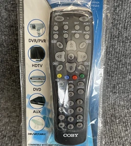 Coby CRC-02 8-in-1 Universal Remotes Lot of 6 for DVD/CD/DVR/PVR/HDTV Control - Picture 1 of 13