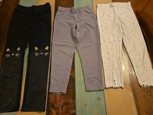 Girl's 365 Kids Pants & Leggings Size 6 Lot Of 3 Pair - Picture 1 of 11