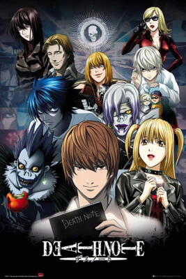 MOVIE POSTERS USA Death Note - Manga / Anime TV Show Poster / Print (Character Collage)