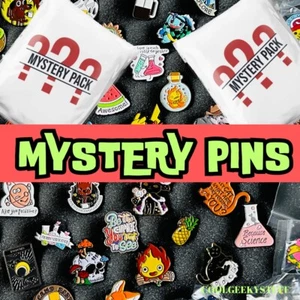 Emaille Pin Mystery Pack 20 Pins für Jacken Rucksäcke und mehr USA Verkäufer - Bild 1 von 4
