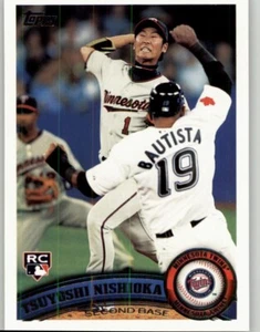 2011 Topps Tsuyoshi Nishioka Rookie #501 RC Minnesota Twins - Picture 1 of 2
