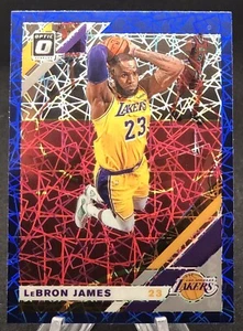 2019-20 Donruss Optic Blue Velocity LeBron James Lakers - Picture 1 of 2