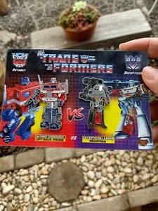 Transformers G1 Optimus Prime VS Megatron Diecast Pin - Picture 1 of 12