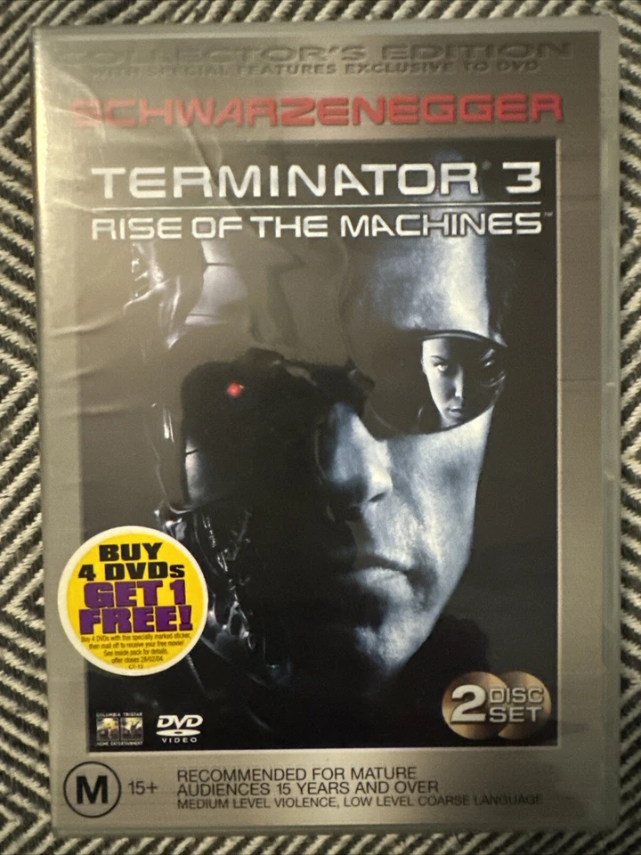 Terminator 3 Rise Of The Machines , DVD Pal Region 4 🇦🇺 Collectors Edition - Image 1 of 1