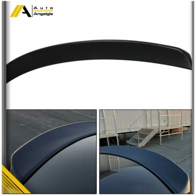 For 2011-2019 Chrysler 300C Unpainted Trunk Lip Spoiler Rear Wing Matte Black - Изображение 1 из 4