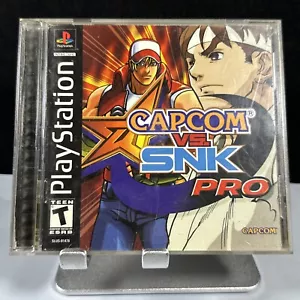Capcom vs. SNK Pro (Sony PlayStation 1, 2002) - CIB - COMPLETE - - Picture 1 of 3