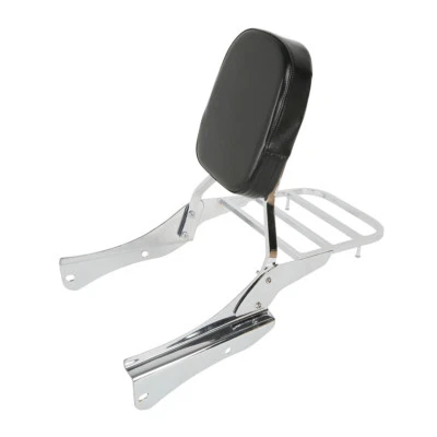Backrest SissyBar Luggage Rack Fit For Honda Shadow Spirit VT750DC 01-03 05-07 - Image 1 of 4